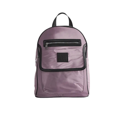 Mochila Joup Urbana De Nylon Y Pu Lila