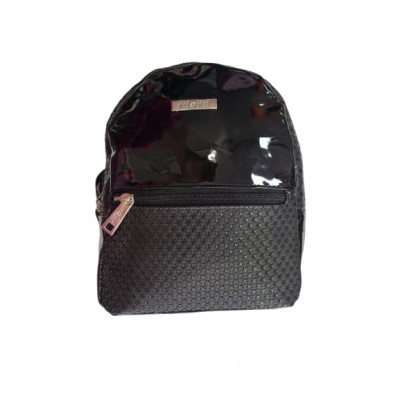 Mochila Kif Kif Chica De Pu Charol Negro