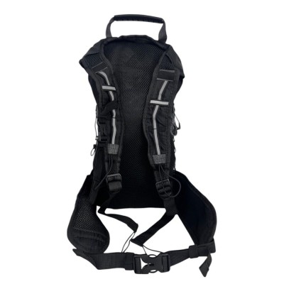 Mochila Deportiva Running Owen Negro Con Cierre Verde