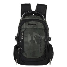 Mochila Pierre Cardin Usb Camuflada Verde