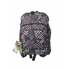 Mochila Kossok Escolar Urbana Negra Con Diseño