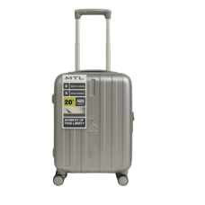 Valija Mtl Carry On Abs 20" Plateado
