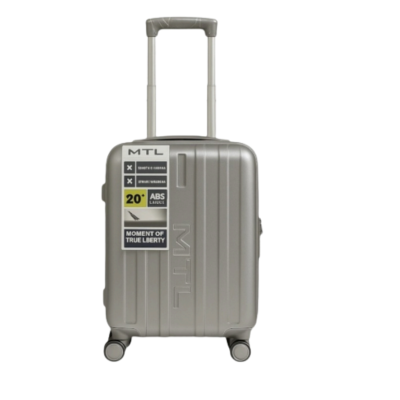 Valija Mtl Carry On Abs 20" Plateado