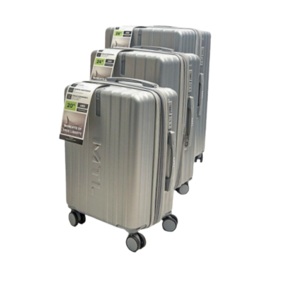 Valija Mtl Grande Abs 28" Plateado 