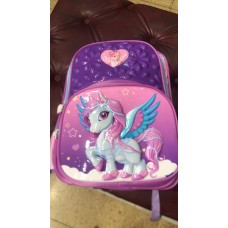 Mochila Owen Infantil - Unicornio Relieve  Violeta.