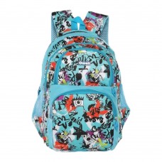 Mochila Owen Infantil - Escolar Con Cierre Bolsillos Frontales Y Laterales Celeste