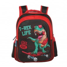 Mochila Owen - Infantil Dinosaurio Rojo