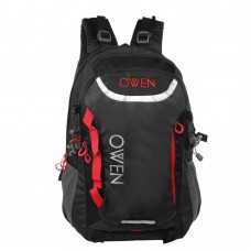 Mochila Owen - Camping Negro/rojo