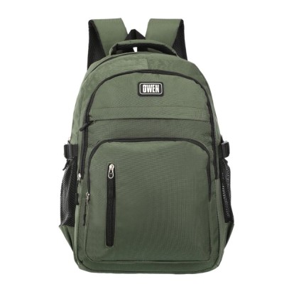 Mochila Owen Urbana Múltiples Bolsillos 18" Verde