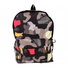 Mochila Owen - Escolar Urbana Bolsillos Frontales Y Laterales Estampa Camuflado Colores