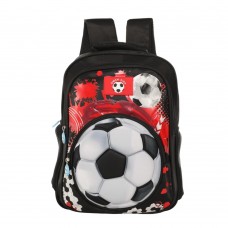 Mochila Owen - Infantil Escolar Futbol Rojo