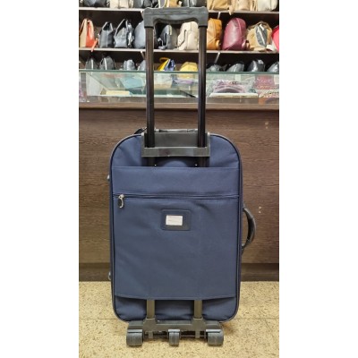 Valija Owen - Mediana  Semirrígida Azul 24"