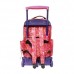Mochila Owen Infantil - Perrito Con Carro Rosa