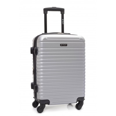 Valija Polo Club Rígida Abs Cabina 20" Plata