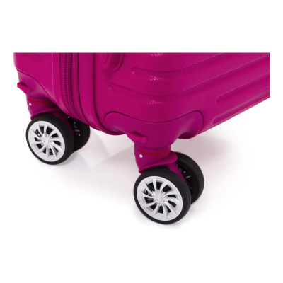 Valija Polo Club Rígida Abs Cabina 20" Fucsia
