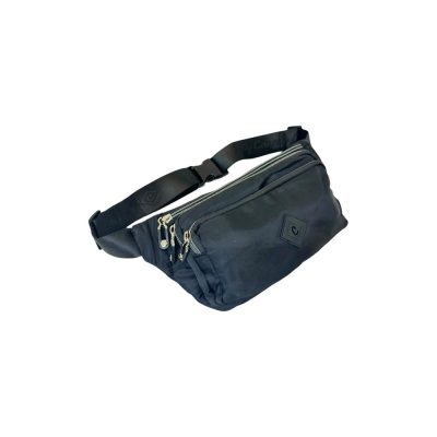 Riñonera Microfibra Canteo Negro