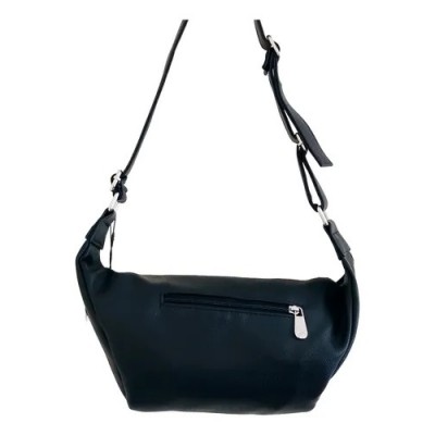 Riñonera Good Company Negro Satinado Doble Cierre 1850