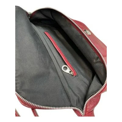 Riñonera Good Company Bordo Pu 2121 Doble Cierre