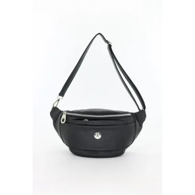 Riñonera Good Company Negro Satinado Bolsillo Frente 2314