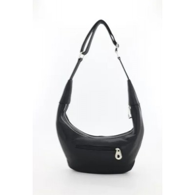 Riñonera Good Company Grande Negro Pu 2456 Forma Bananita