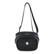 Riñonera Good Company Crocco Negro Pu Redonda