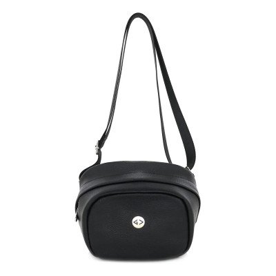 Riñonera Good Company Crocco Negro Pu Redonda