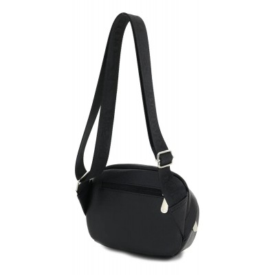 Riñonera Good Company Crocco Negro Pu Redonda