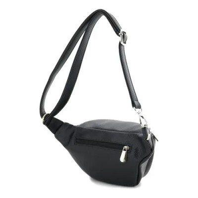 Riñonera Good Company Negro Satinado Bolsillo Frente 2517