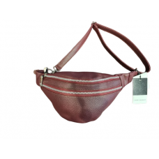 Riñonera Good Company Bordo Pu 1915 Doble Cierre