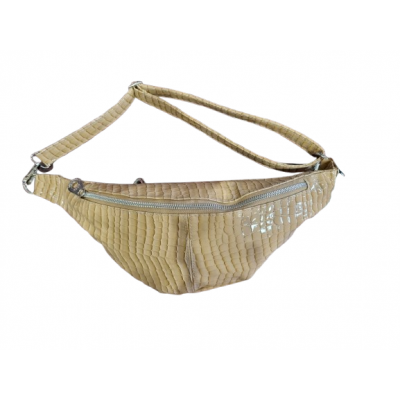 Riñonera Good Company Crocco Beige 2118 Charol
