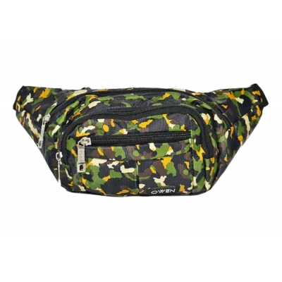 Riñonera Owen Urbana Unisex Camuflado Verde