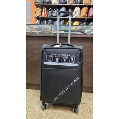 Valija Squash - Mediana Tela Ultraliviana Negro 2470