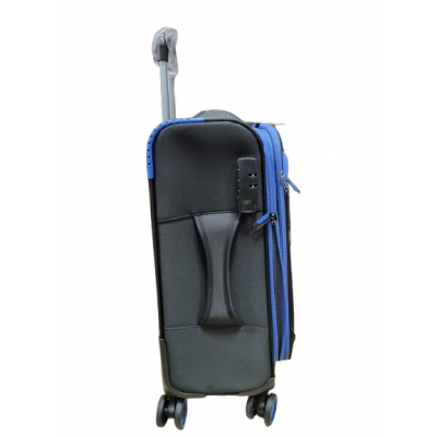 Valija Squash Cabina Tela Ruedas 360 Ultraliviana Negro 20"