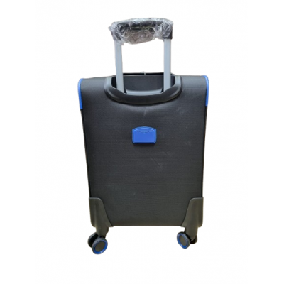 Valija Squash Cabina Tela Ruedas 360 Ultraliviana Negro 20"