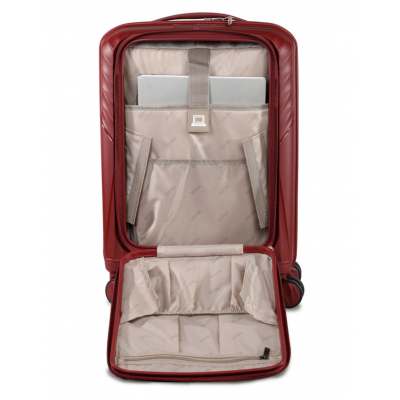 Valija Squash Cabina Polipropileno 20" Bordo