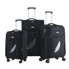 Valija Squash - Grande Tela Ultraliviana Negro 2330