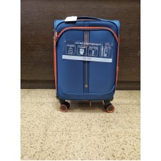 Valija Squash Cabina Tela Ruedas 360 Ultraliviana Azul 20"