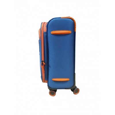 Valija Squash Cabina Tela Ruedas 360 Ultraliviana Azul 20"
