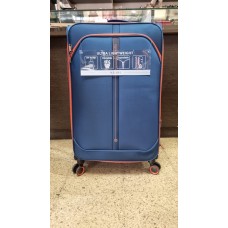 Valija Squash Grande Tela Ruedas 360 Ultraliviana Azul 28"