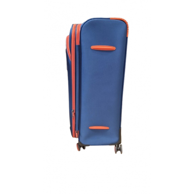 Valija Squash Grande Tela Ruedas 360 Ultraliviana Azul 28"