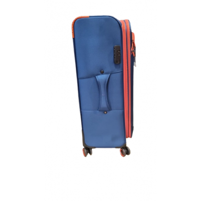 Valija Squash Grande Tela Ruedas 360 Ultraliviana Azul 28"