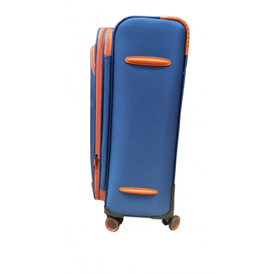 Valija Squash Mediana Tela Ruedas 360 Ultraliviana Azul 24"