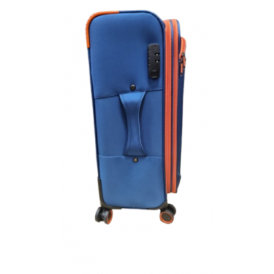 Valija Squash Mediana Tela Ruedas 360 Ultraliviana Azul 24"