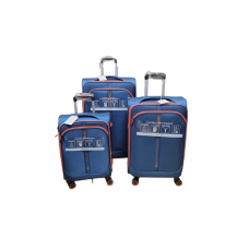 Set Valija Squash Cabina, Mediana, Grande Tela Ruedas 360 Ultralivianas