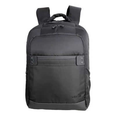 Mochila Squash Porta Notebook Doble Cierre Negro