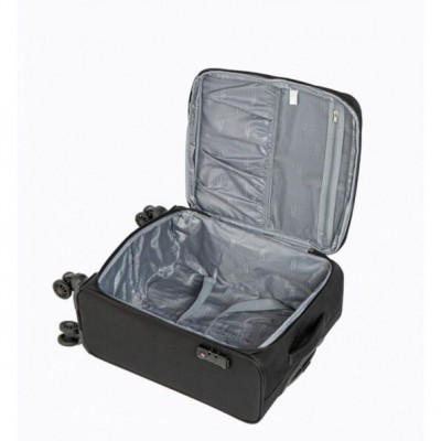 Valija Elf - Cabina Tela Ultraliviana Ruedas Giratorios 360°  Negro