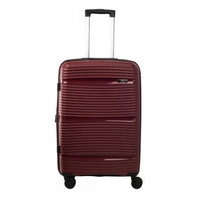 Valija Rigida Elf De Polipropileno Rojo 3570 Grande 28 Pulgadas