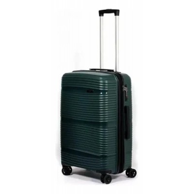 Valija Rigida Elf De Polipropileno 3570 Grande Verde 28 Pulgadas