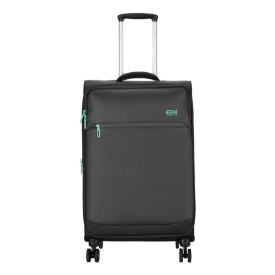 Valija Elf Mediana Tela Engomada 24" Negro