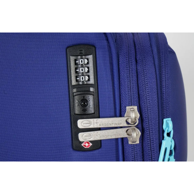 Valija Elf Carry On Tela Engomada 20" Azul